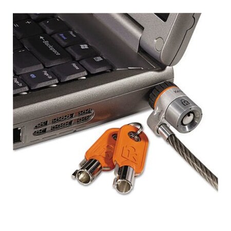 Kensington Kensington MicroSaver Keyed Laptop Lock with 6 ft. Cable, Black/Gray 64068